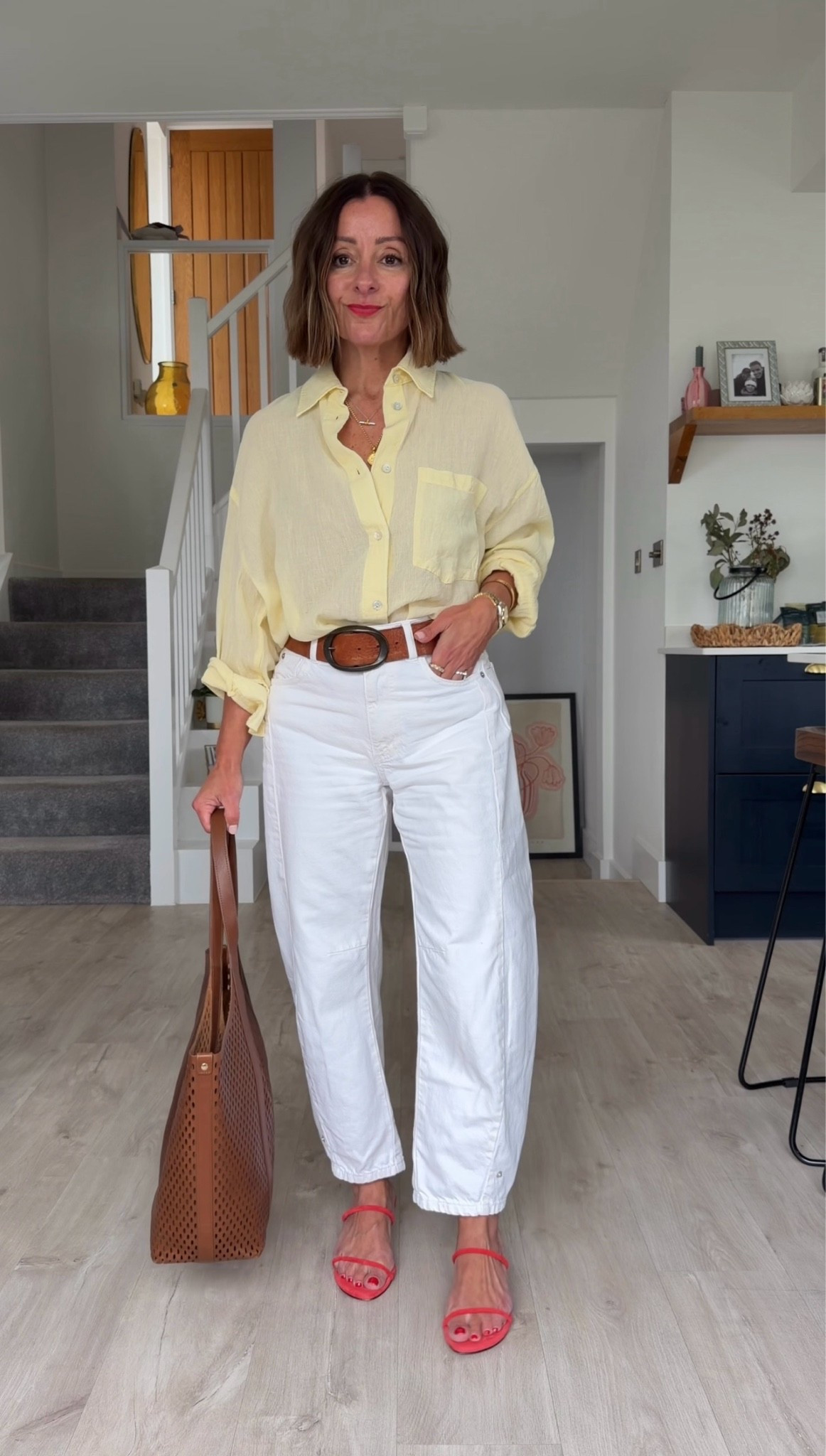 These white jeans are now part of my personality 

I’m wearing my usual size in the short

#LTKuk #LTKsummer #LTKjeans