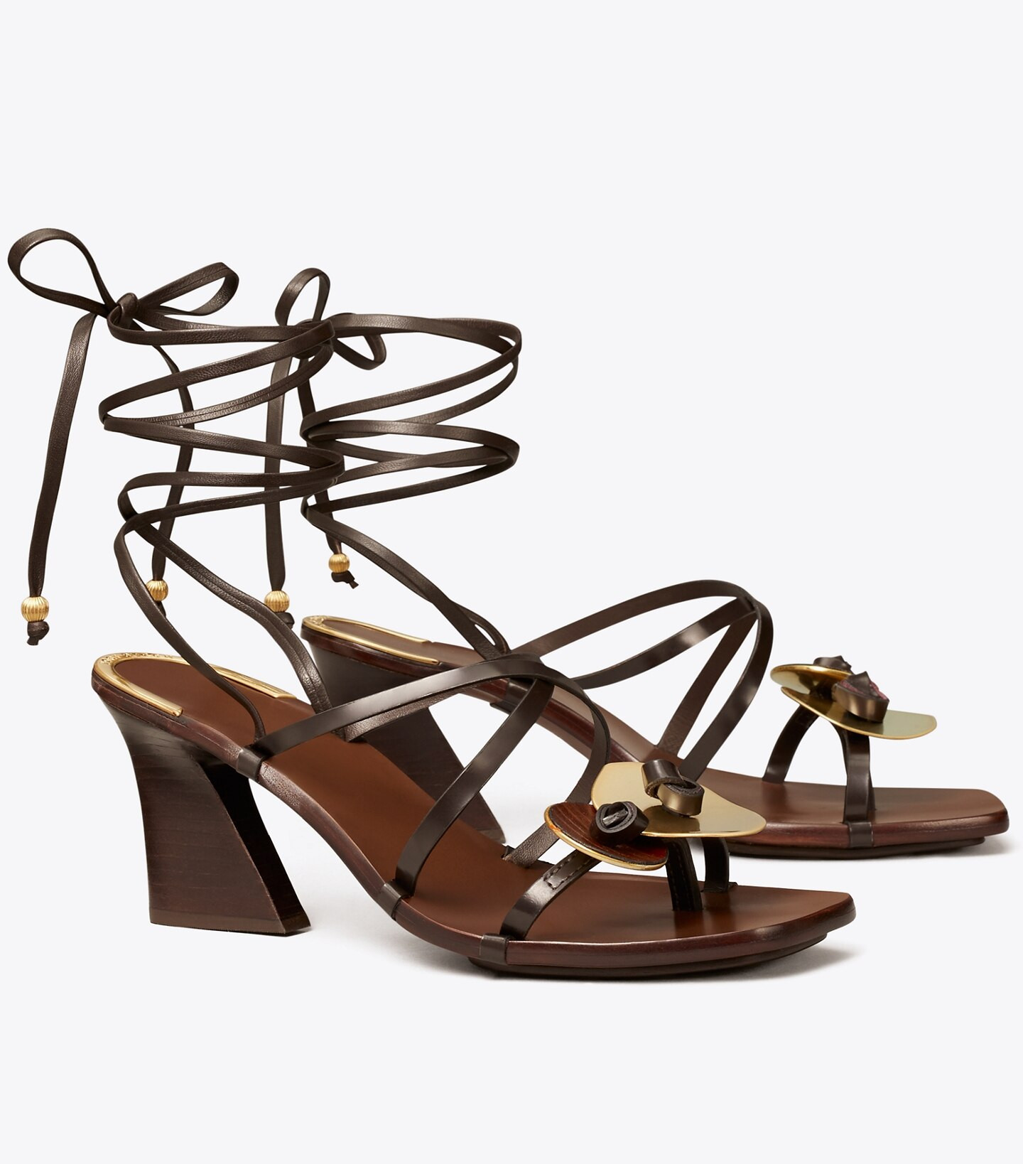 KNOTTED HEELED SANDAL | Tory Burch (US)