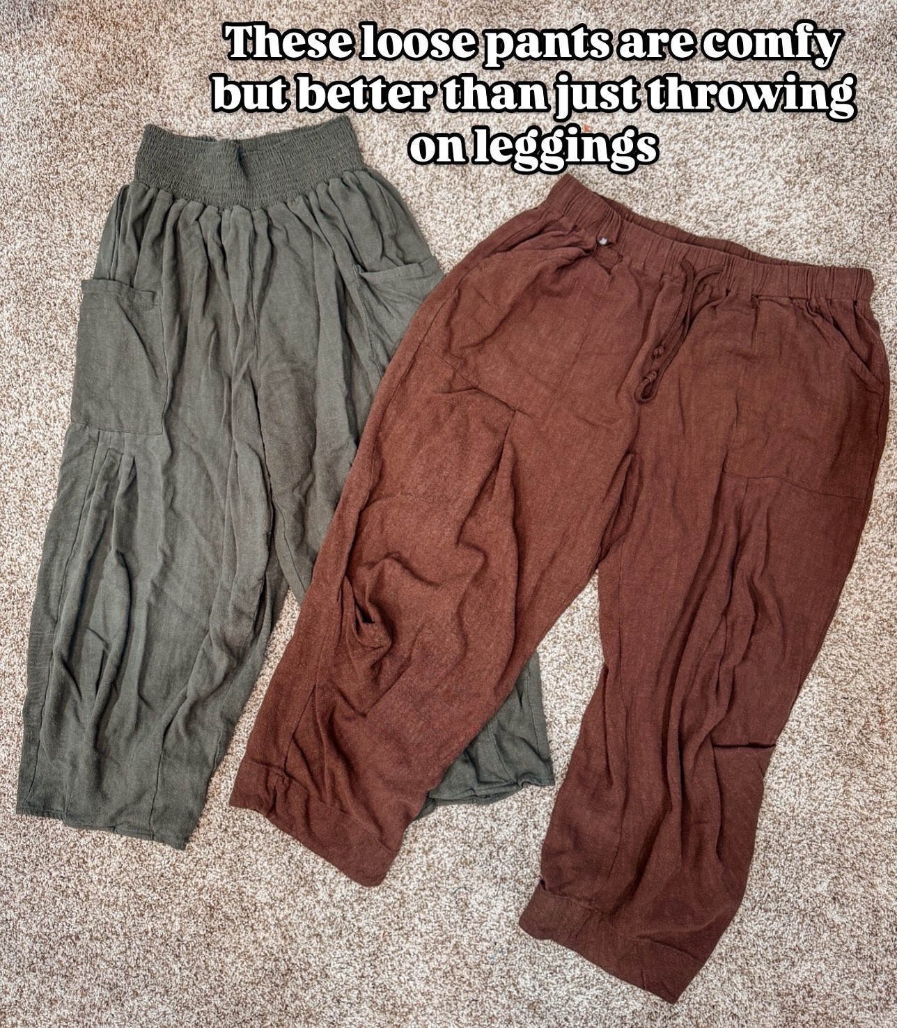 Amazon linen pants ✨ Easy to throw on for any casual summer look! Swipe to see them on 👉🏻

#amazonfashion #amazonfinds #amazonbasics #basicstyle #basicoutfit #loungesets #ootd #currentfavorites #ootd #casualoutfits #midsizestyle #midsizefashion #busymom #momoftwo

#LTKFindsUnder50 #LTKMidsize #LTKStyleTip