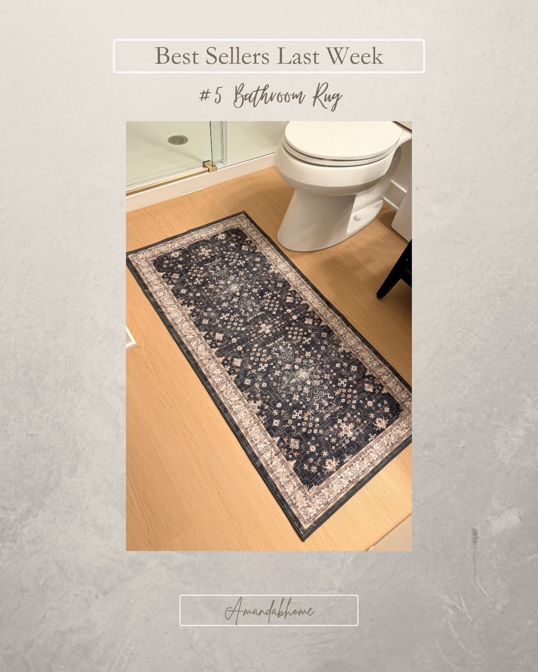 My new bathroom rug was one of my best sellers last week! 🤩🙌

#LTKU #LTKSaleAlert #LTKHome