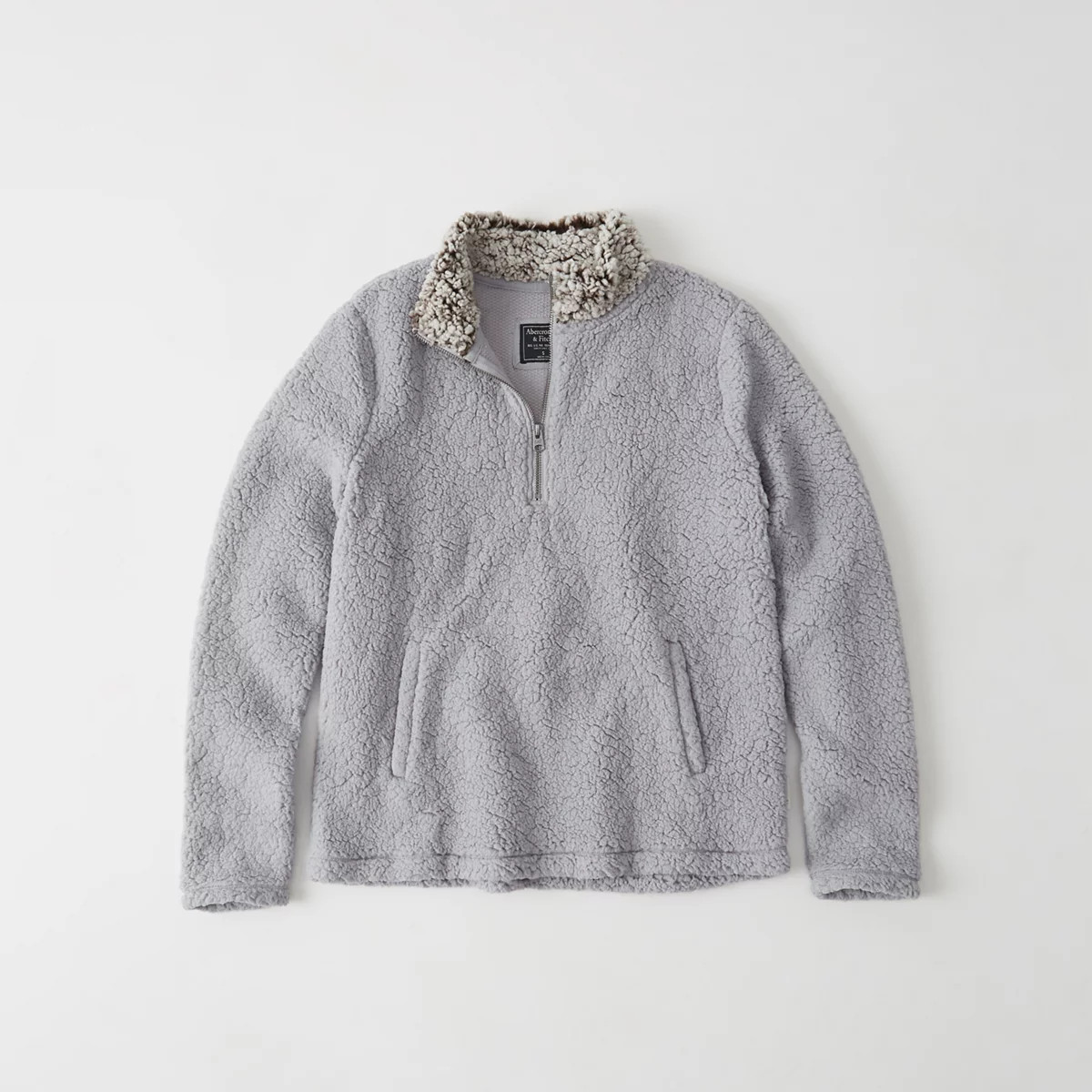 Sherpa Half-Zip Pullover | Abercrombie & Fitch US & UK