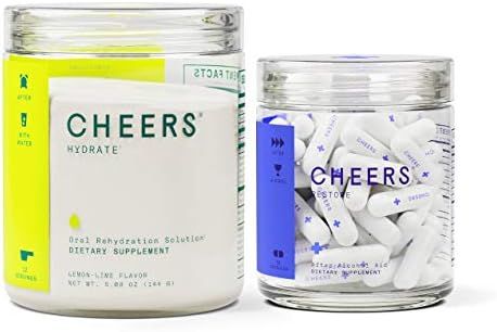 Cheers Restore & Hydrate | After-Alcohol Aid & ORS Combo | for Fast Alcohol Detox & Rehydration R... | Amazon (US)