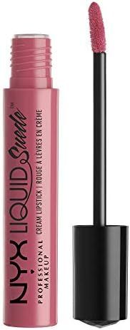 NYX PROFESSIONAL MAKEUP Liquid Suede Cream Lipstick - Tea Cookies (Muted Tea Rose Pink) | Amazon (US)