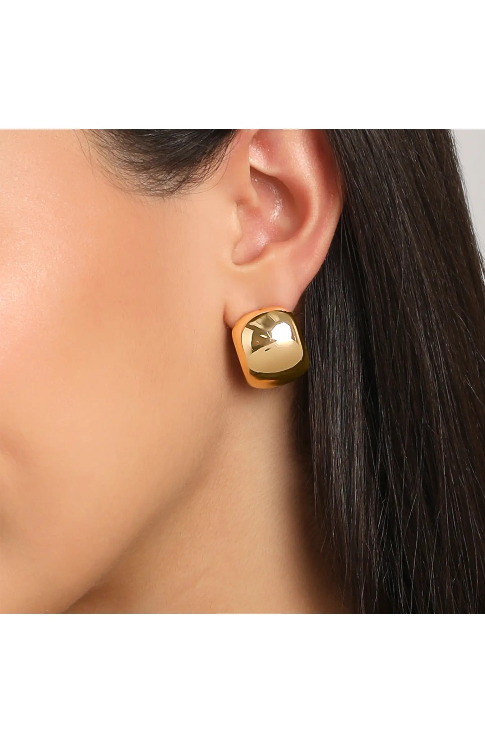 Wide Gold Hoop Earrings | Nordstrom