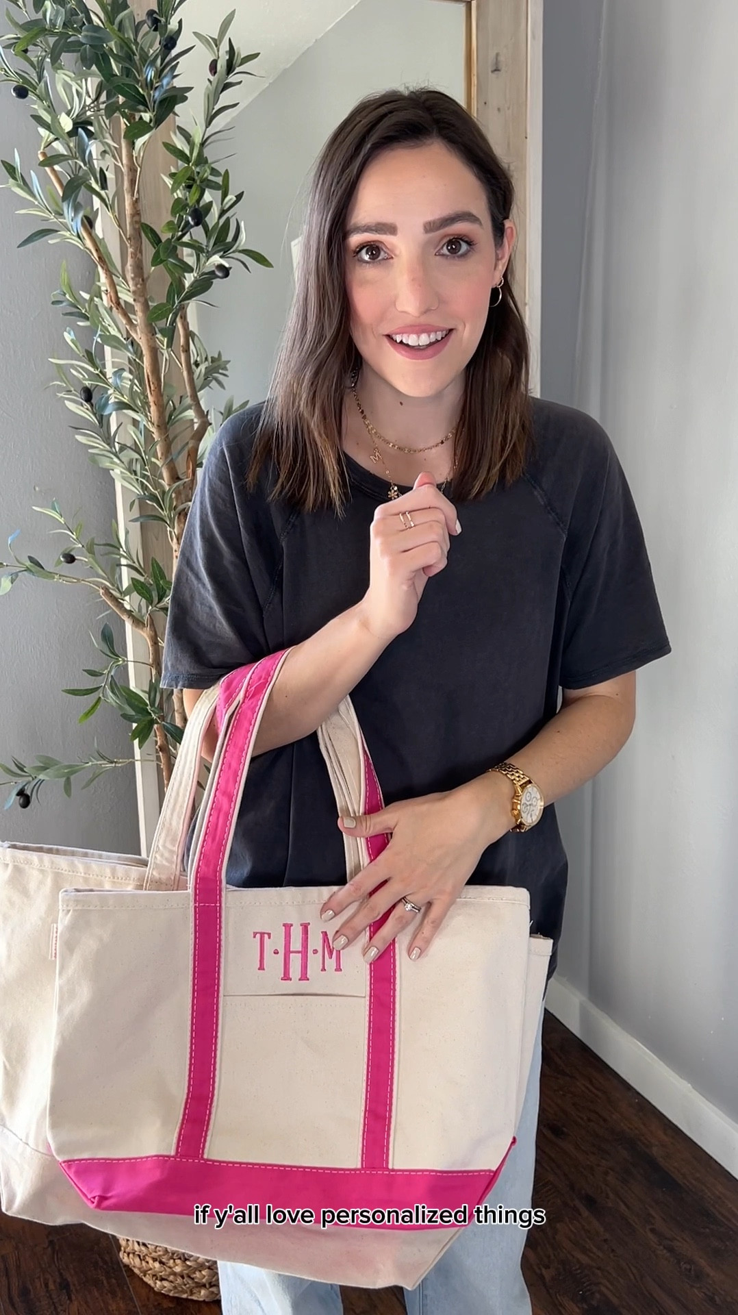 Personalized gifts from Sprinkled with Pink - shipping cutoff for holiday orders is this Thursday 12/12. 🌲

I have the embroidered canvas totes with…
🤍Monogram font Reynolds on both 
🤍 Size Large | Bag color: Natural | Thread color: Tan
🤍 Size Medium | Bag color: Bright Pink | Thread color: Bright Pink

I have the embroidered seersucker pouch with…
✨Bag color: Navy
✨Thread color: Navy
✨Monogram font: Goldie

——————
Made by Mary jewelry code is MICHELLE10

#LTKGiftGuide #LTKWatchNow #LTKHoliday
