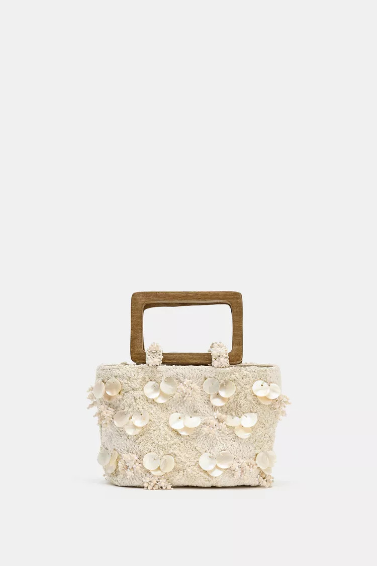 MINI EMBROIDERED BAG - Ecru - ONE SIZE ONLY | Zara NL