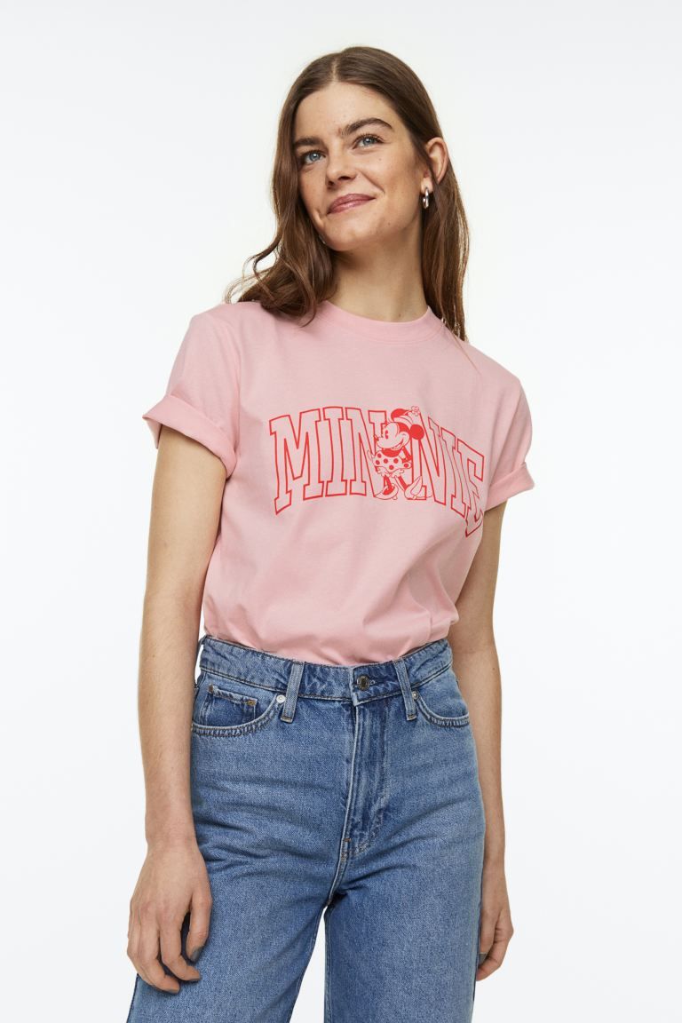 T-shirt with Motif | H&M (US + CA)