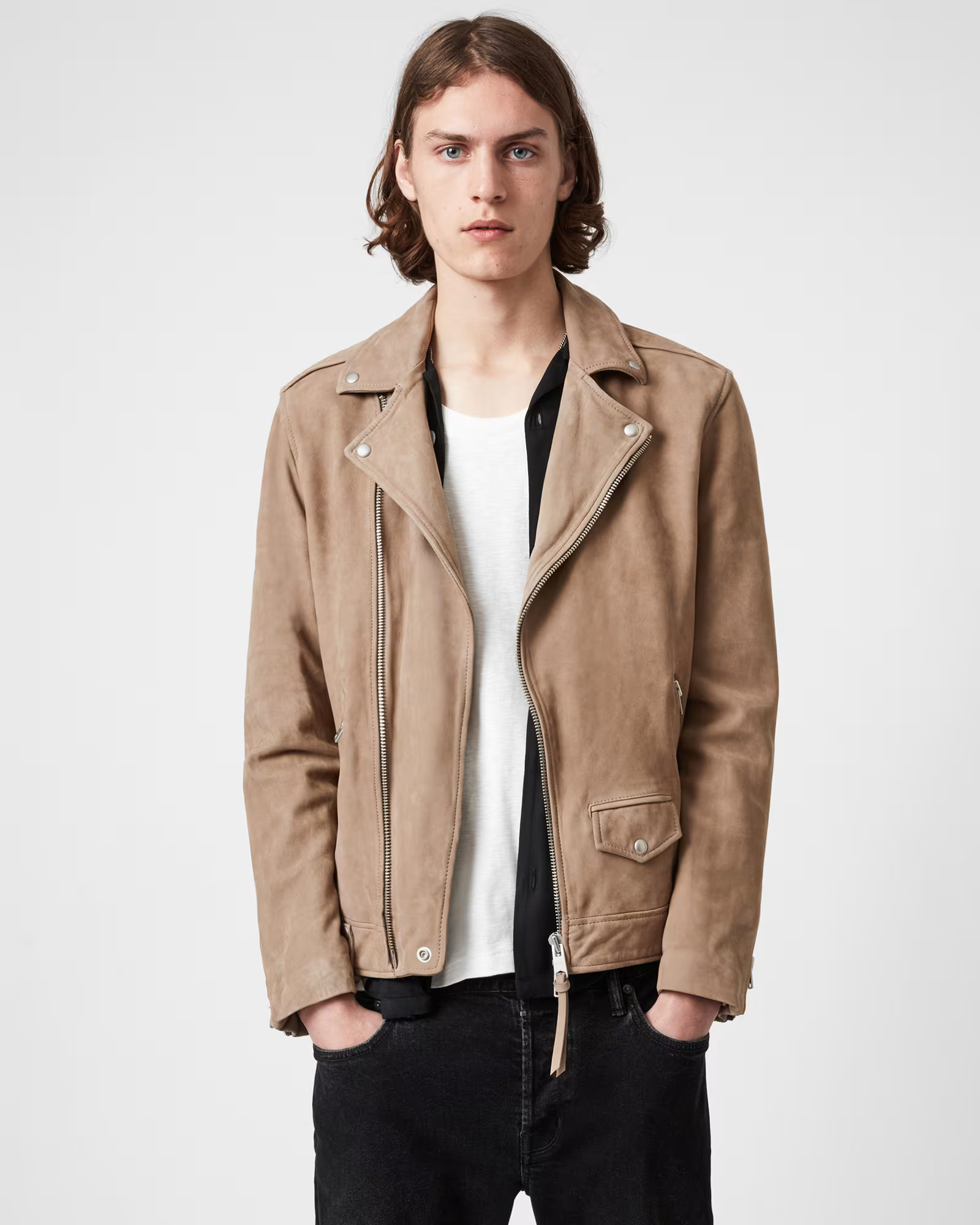Milo Leather Biker Jacket | AllSaints US