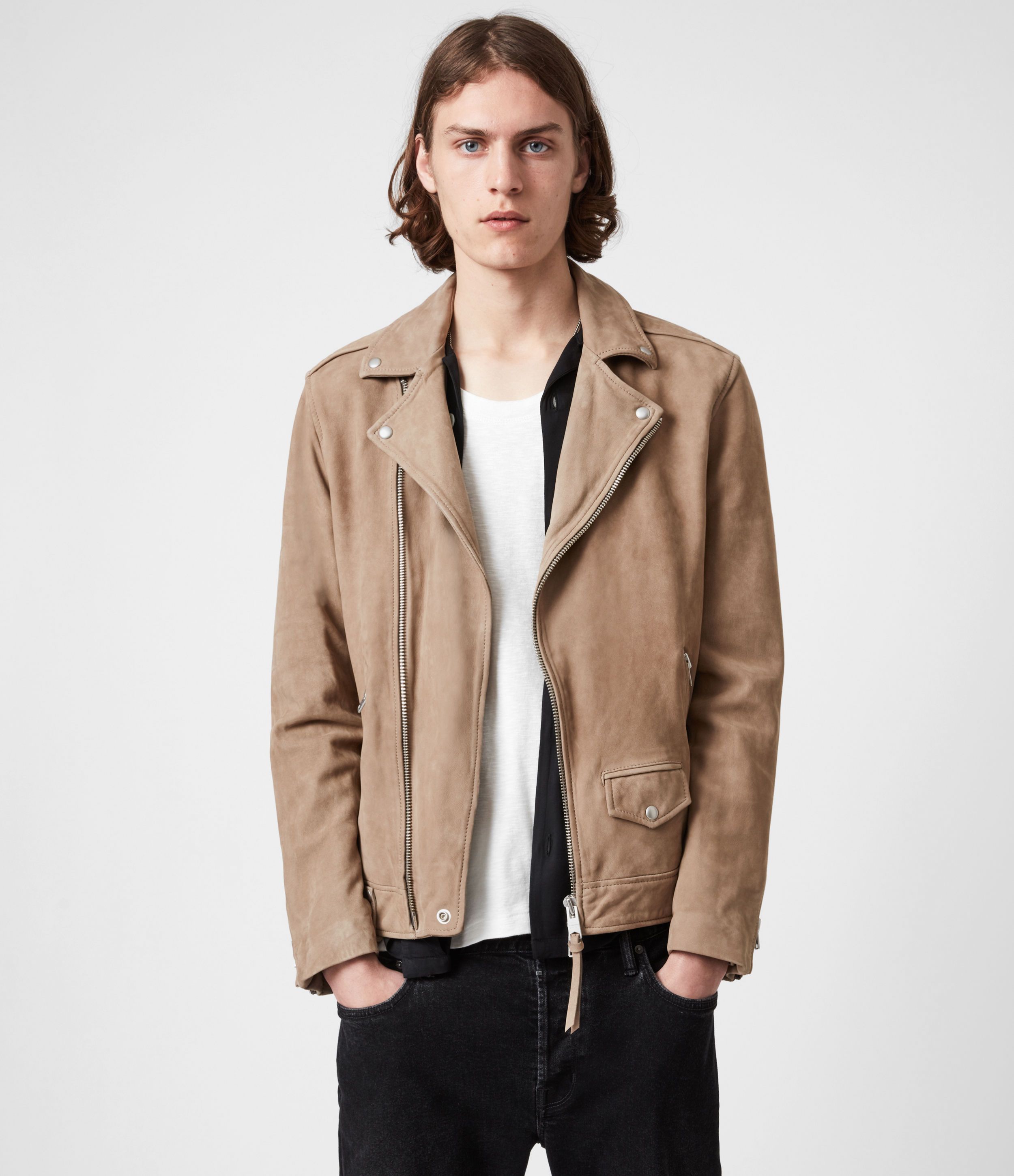 Milo Leather Biker Jacket | AllSaints US