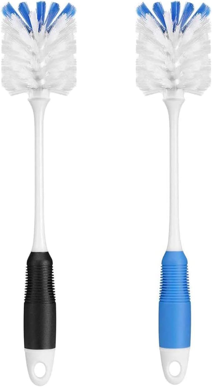 Amazer 2 Pack Bottle Cleaner Brushes, Flexible Water Bottle Brush for Cleaning, Long Handle Dish ... | Amazon (US)