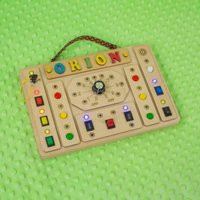 Light Switch Busy Board, Adaptive Toy For Toddlers, Led Sensory Activity Board | Etsy (US)