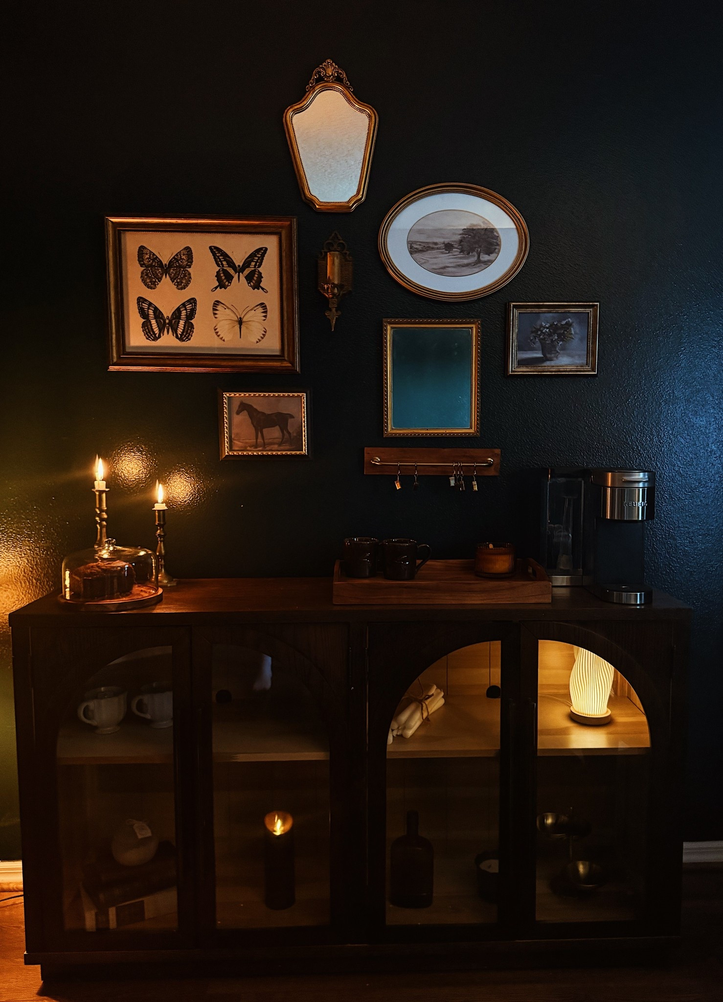 My Coffee Bar! ☕️🍂🤌🏼 Finally Coming together #FallDecorating 