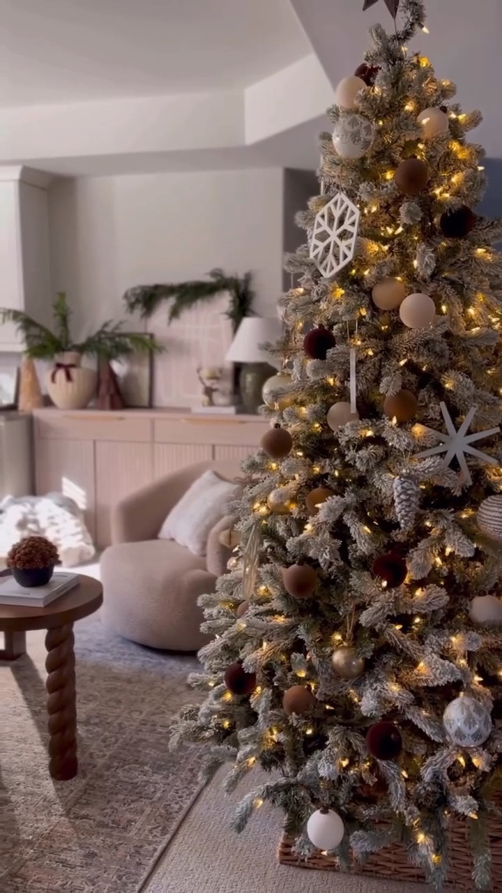 I wanted our loft to feel like a modern cabin with cozy winter vibes, and I had so much fun pulling it together. I used different brown tones, lots of greenery, and brass accents. Added my old paper snowflakes, birch trees, and stocked the mini fridge so everyone can relax up here. Even without a real plan, I love how everything from past years came together for a fun new theme.

#holidaydecor #loftdecor #wintervibes #moderncabin #cozyhome #holidayhome #homedecorideas #christmasdecorinspo #seasonaldecor

#LTKHome #LTKHoliday #LTKmomlife