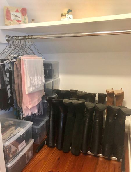 Boot storage! It’s that time of year to get our boots out and we have some gray finds for keeping boots from losing their shape and being able to organize them easily.

#LTKunder50 #LTKSeasonal #LTKhome