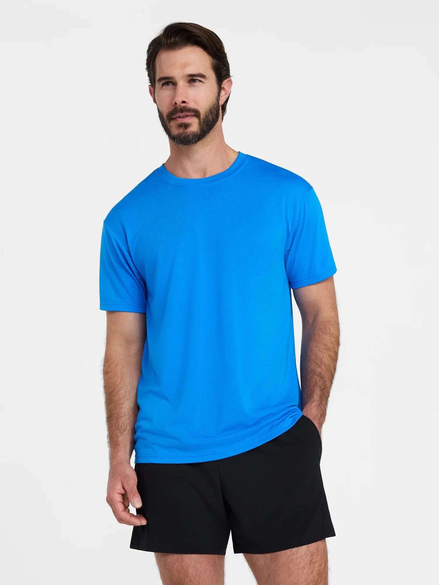Athletic Works Men's and Big & Tall Tri Blend Tee with Short Sleeves, Sizes XS-4XLT | Walmart (US)