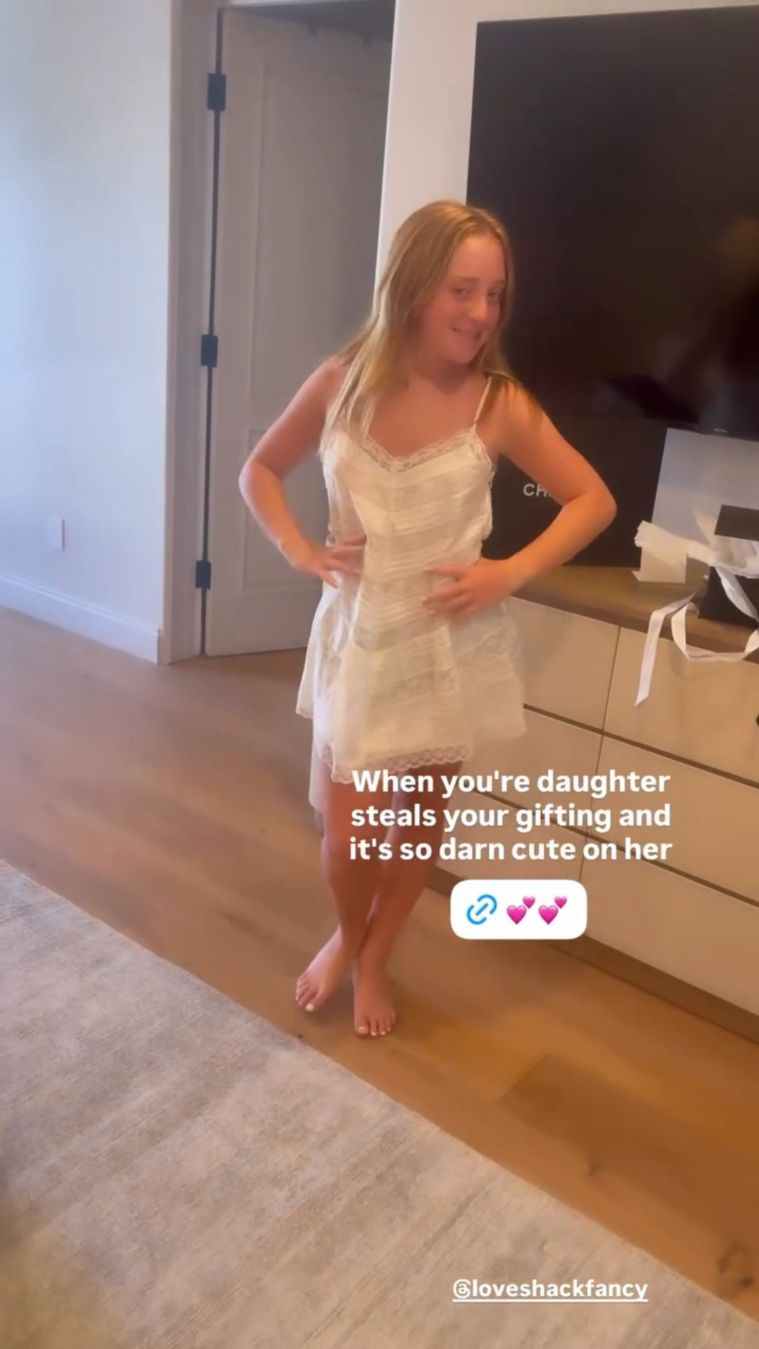 When you're daughter steals your gifting and it's so darn cute on her @LoveShackFancy

#LTKootd #LTKmomlife #LTKSeasonal