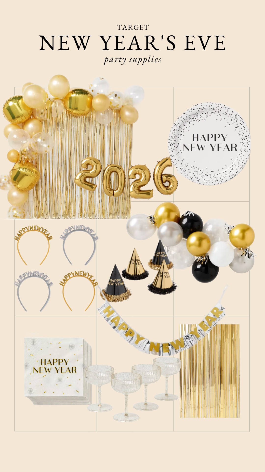 Target NYE decor! All currently available  

#LTKHoliday