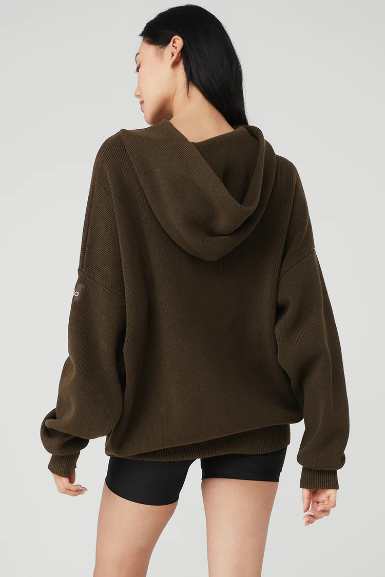 Scholar Hooded Sweater - Espresso | Alo Yoga (US)