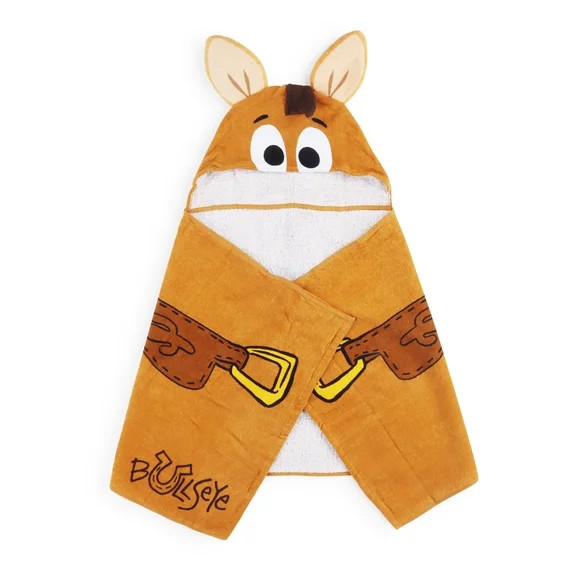 Disney Toy Story Bullseye Kids Hooded Towel, Cotton, Brown, 22" x 51" | Walmart (US)