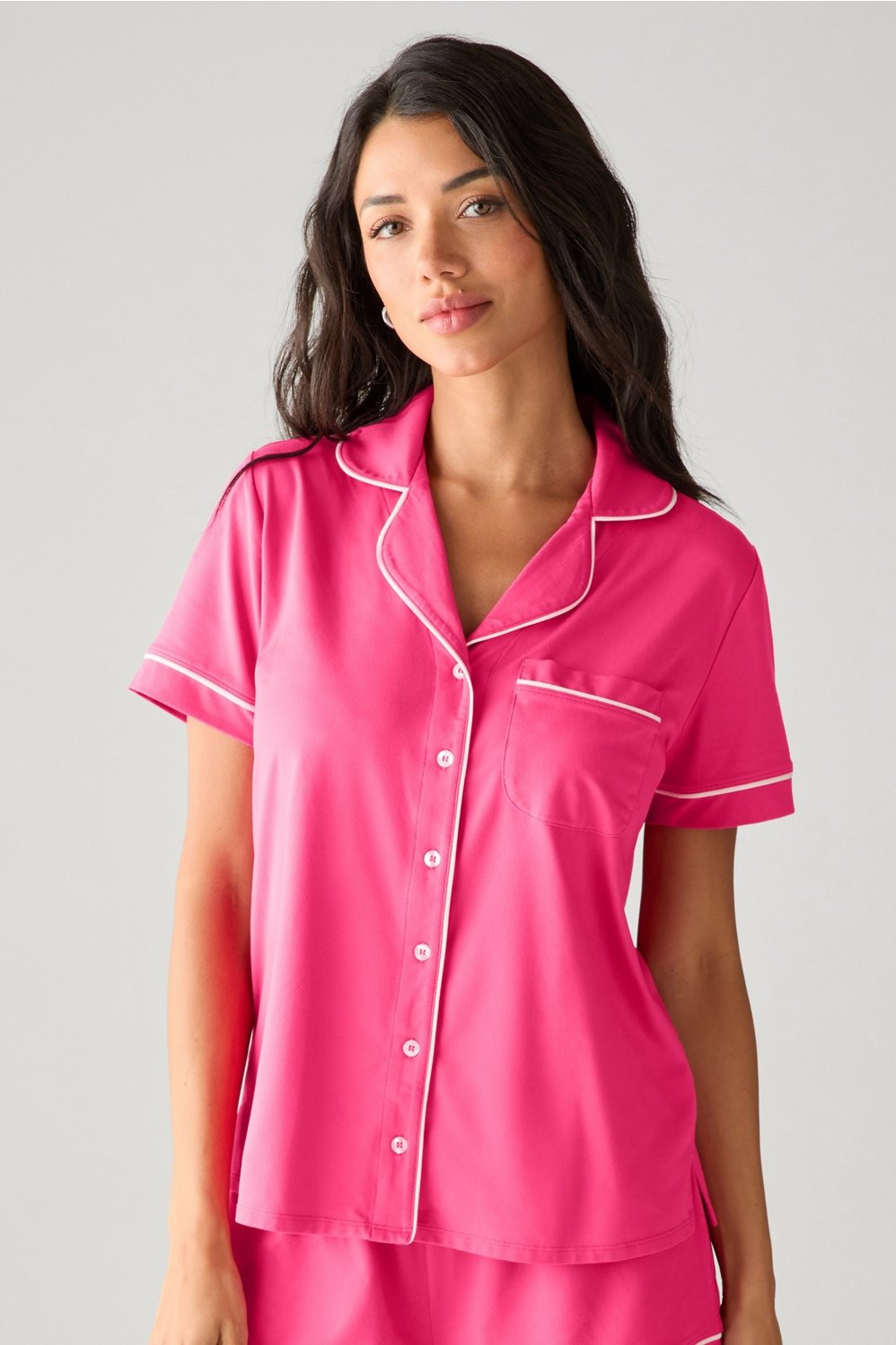 Cloud Jersey Sleep Short Sleeve Top | Fabletics