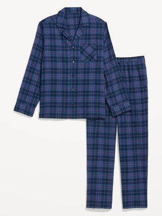 Printed Flannel Pajama Set for Men | Old Navy (US)