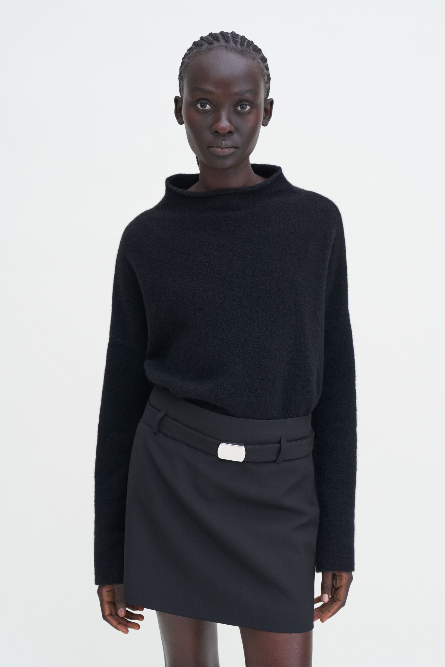 Wool Mini Belt Skirt | Filippa K