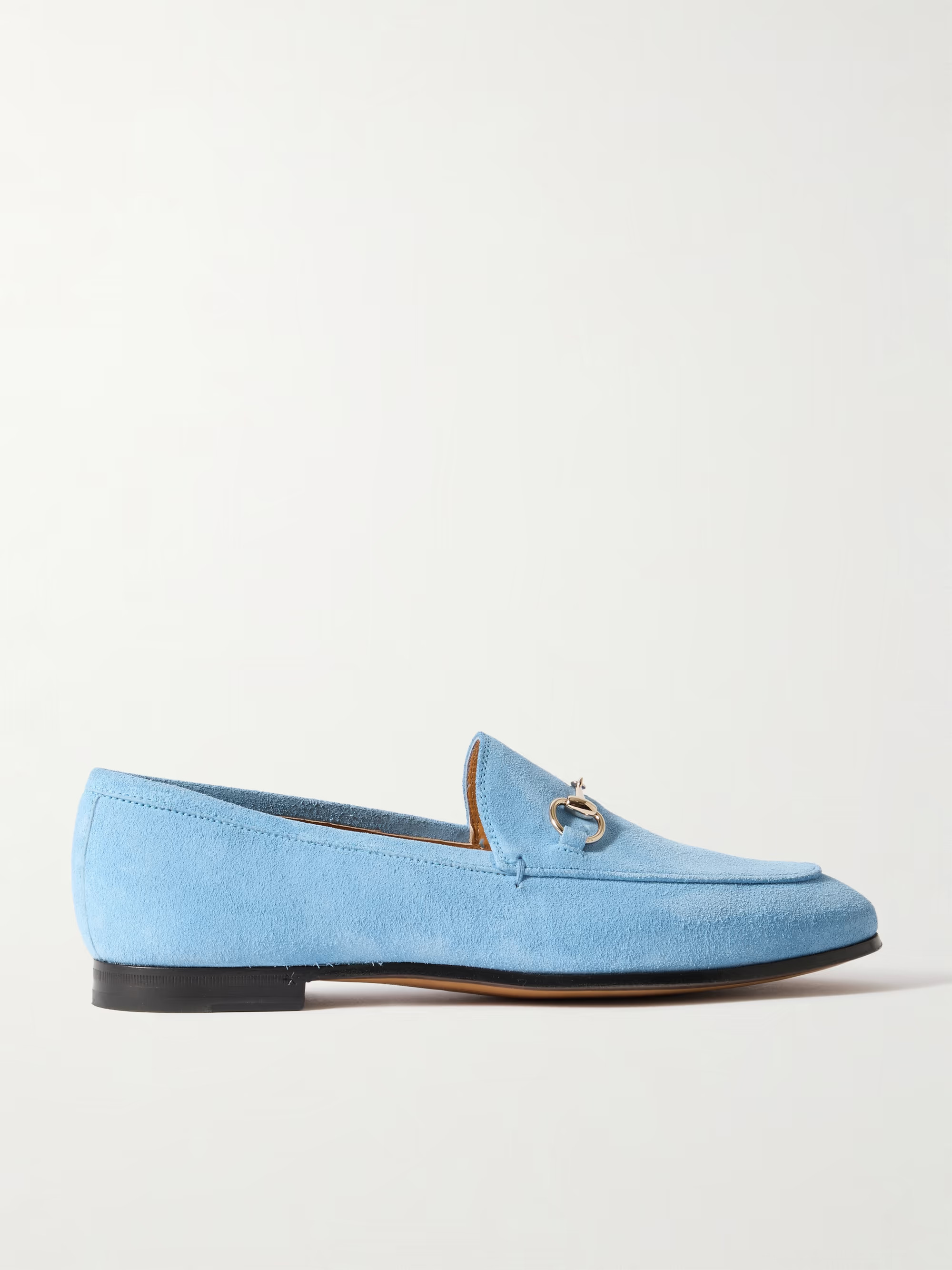 Jordaan horsebit-detailed suede loafers | NET-A-PORTER (US)