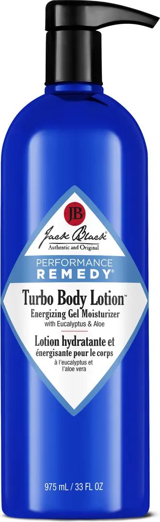 Jack Black Luxury Size Turbo Body Lotion Energizing Gel Moisturizer $74 Value | Nordstrom | Nordstrom