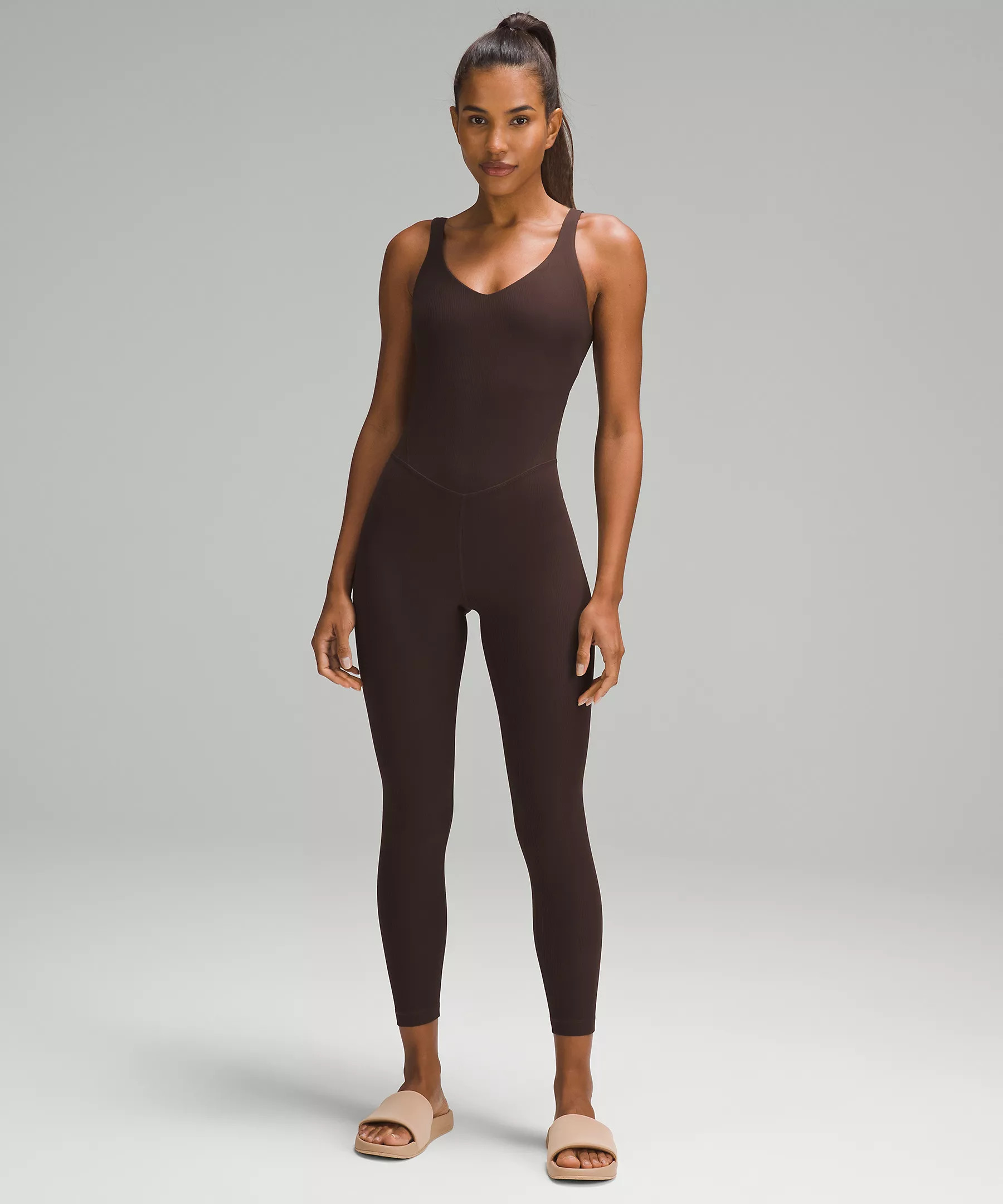 lululemon Align™ Ribbed Bodysuit 25" | Women's Dresses | lululemon | Lululemon (US)