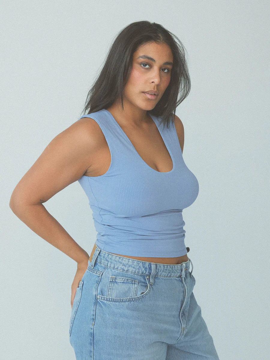 Ribbed Scoop Tank Brami | Klassy