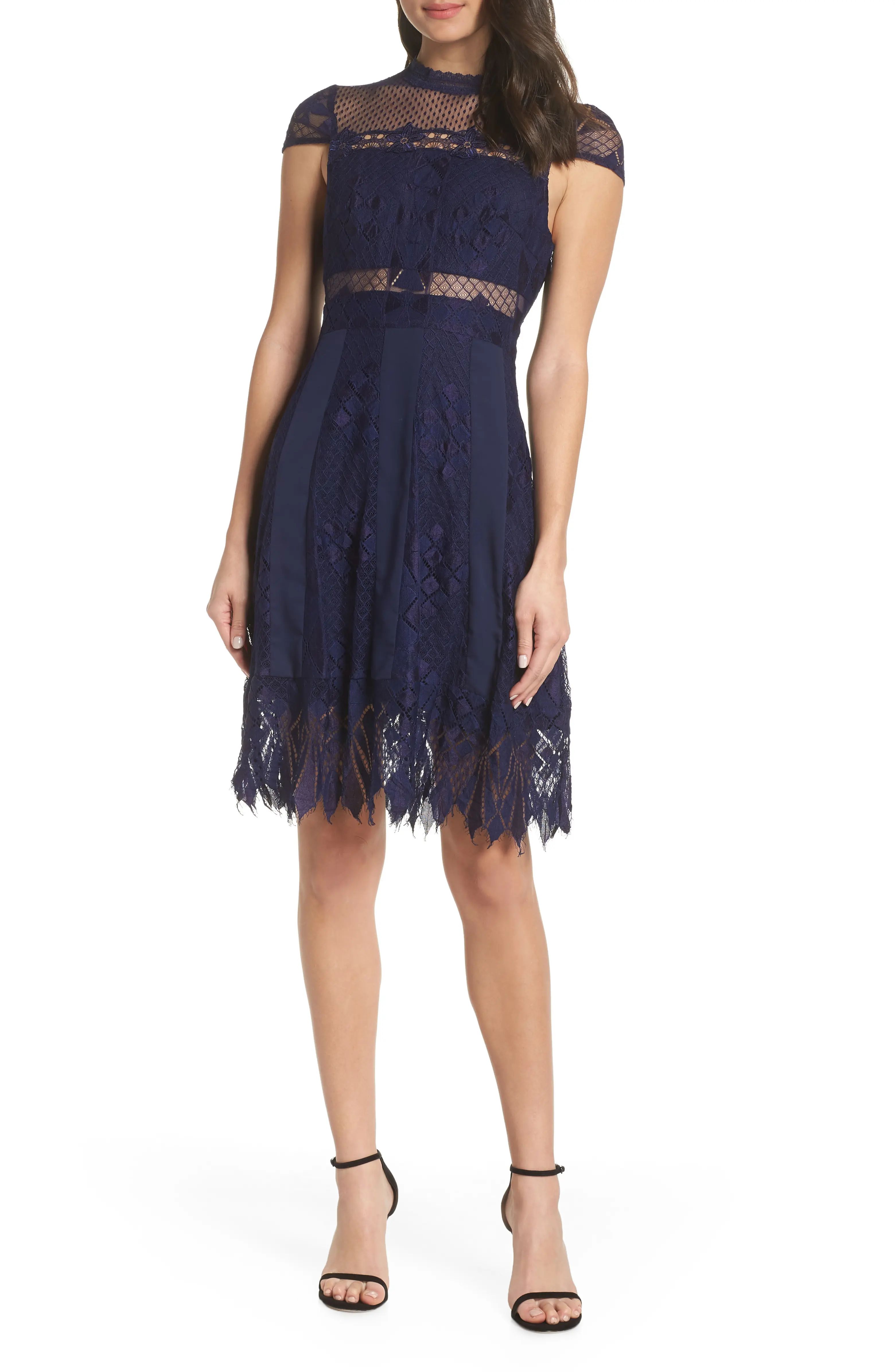 Bravo Zulu Lace Fit & Flare Cocktail Dress | Nordstrom
