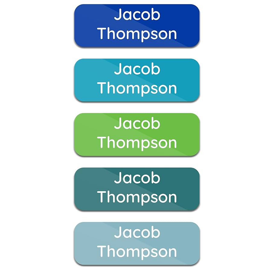 Personalized Daycare Name Labels for Kids (120 Labels) Custom Label for Clothing Tag - Waterproof... | Amazon (US)