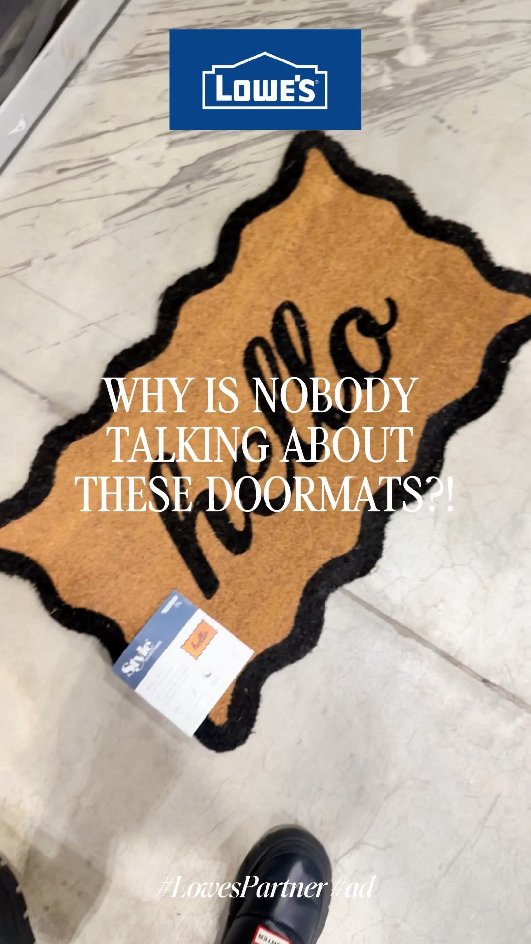 #ad These doormats from @Lowe's are actually perfect.
They're heavy so they actually stay in place and work for literally every entrance. Front door, back door, garage... 
The spring designs are so cute and they're built to last
 #lowespartner spring doormats • doormat finds • front door refresh • Lowe's home decor • spring home inspo


#LTKHome #LTKSaleAlert #LTKstorytime