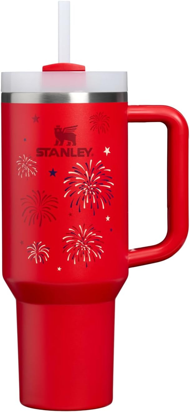 STANLEY Quencher H2.0 Tumbler with Handle and Straw 40 oz | Flowstate 3-Position Lid | Cup Holder... | Amazon (US)