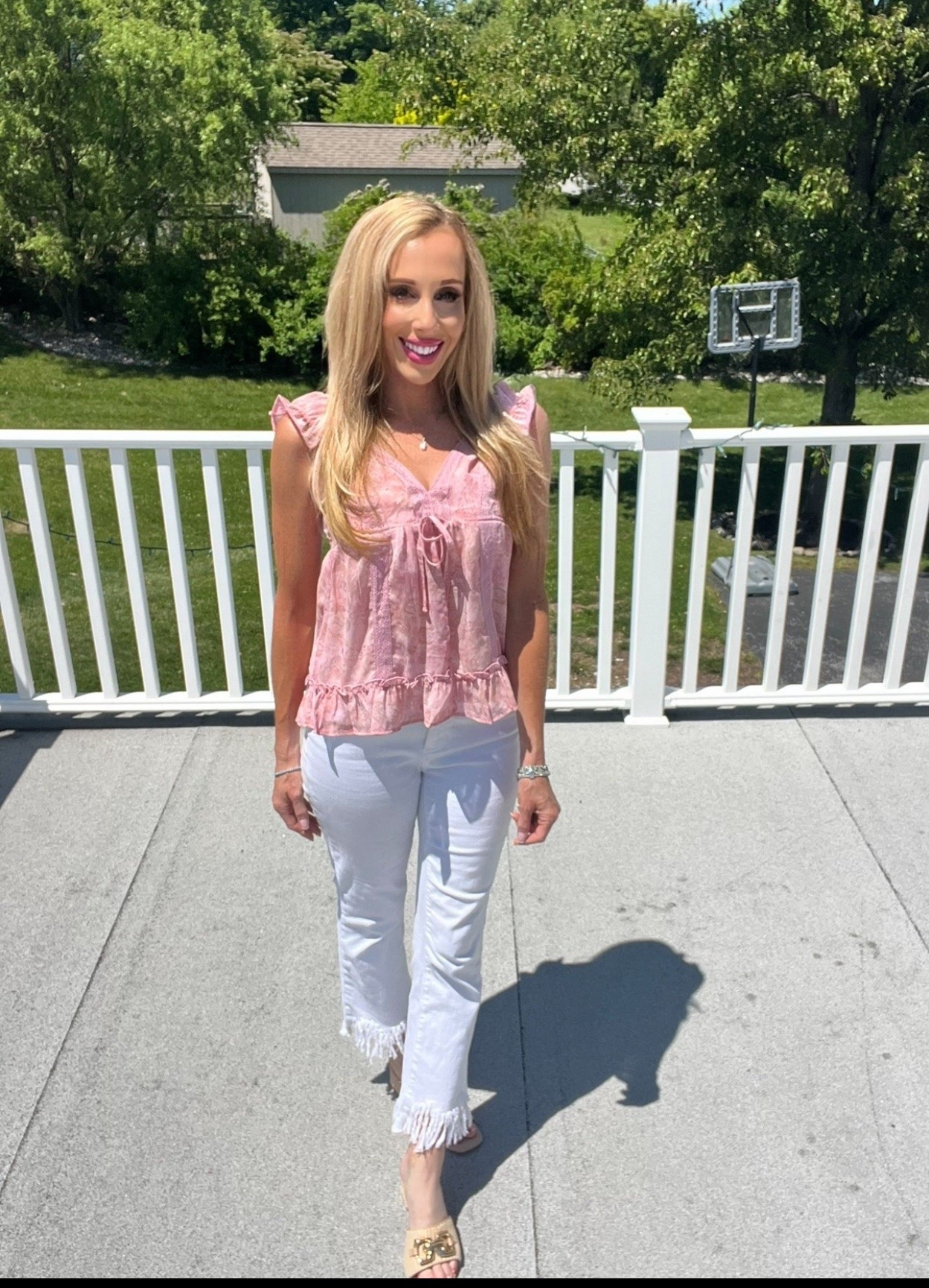 Beautiful summer lace pink peplum top🌸🌸

#LTKfitnessgoals #LTKootd #LTKdayinmylife