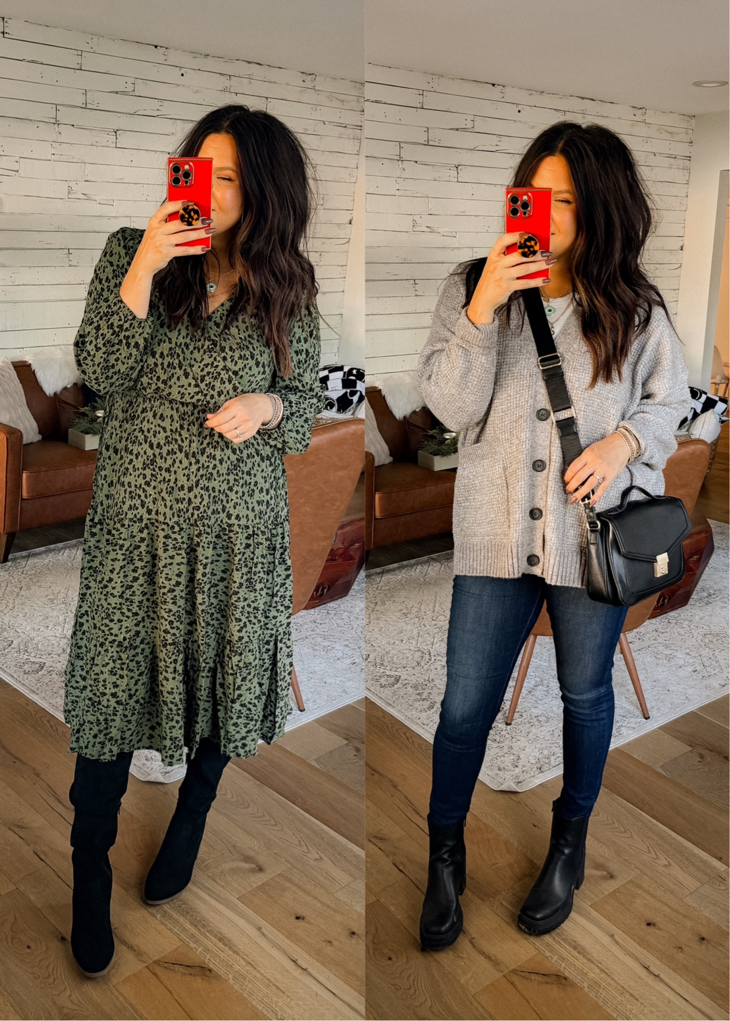 Walmart fall looks and holiday dress
Sweater: XL
Skinny jeans: TTS (I got a 14M)
Dress: large
Boots; TTS

@walmart #walmartpartner #walmartfashion @walmartfashion 

#LTKfindsunder50 #LTKmidsize #LTKstyletip