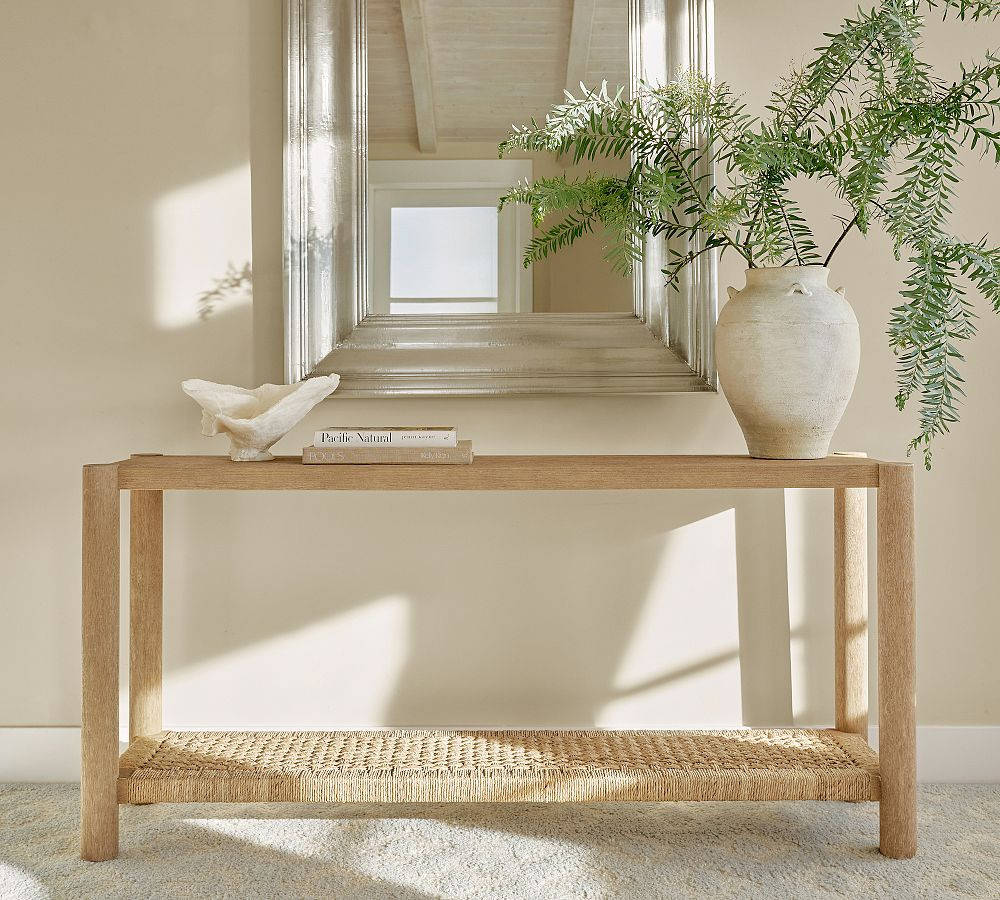 Bolinas Woven Console Table (64") | Pottery Barn (US)