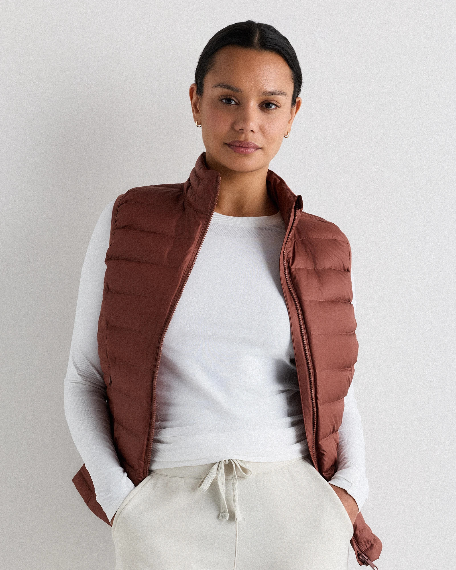 Lightweight Down Packable Puffer Vest | Quince
