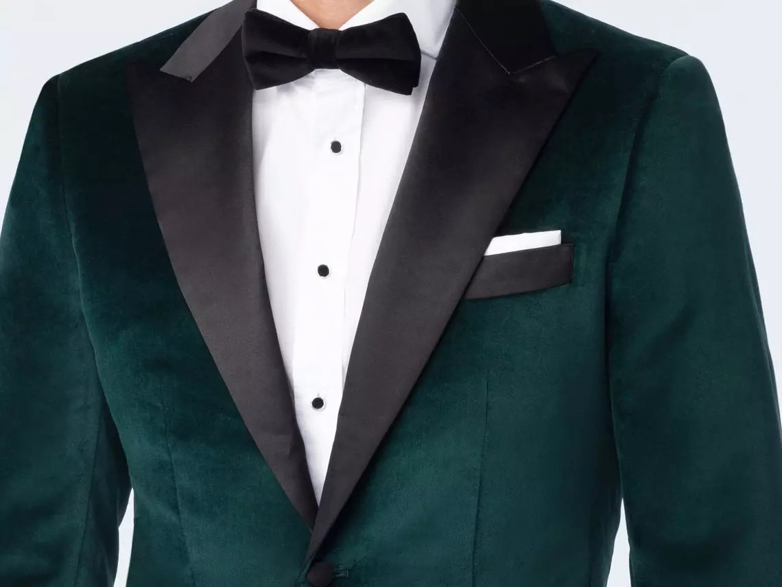 Harford Velvet Emerald Tuxedo | Indochino