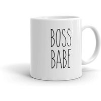 Boss Babe Coffee Mug | Farmhouse Gift For Her Rae Dunn Inspired Cup Decor Women Idea | Etsy (US)
