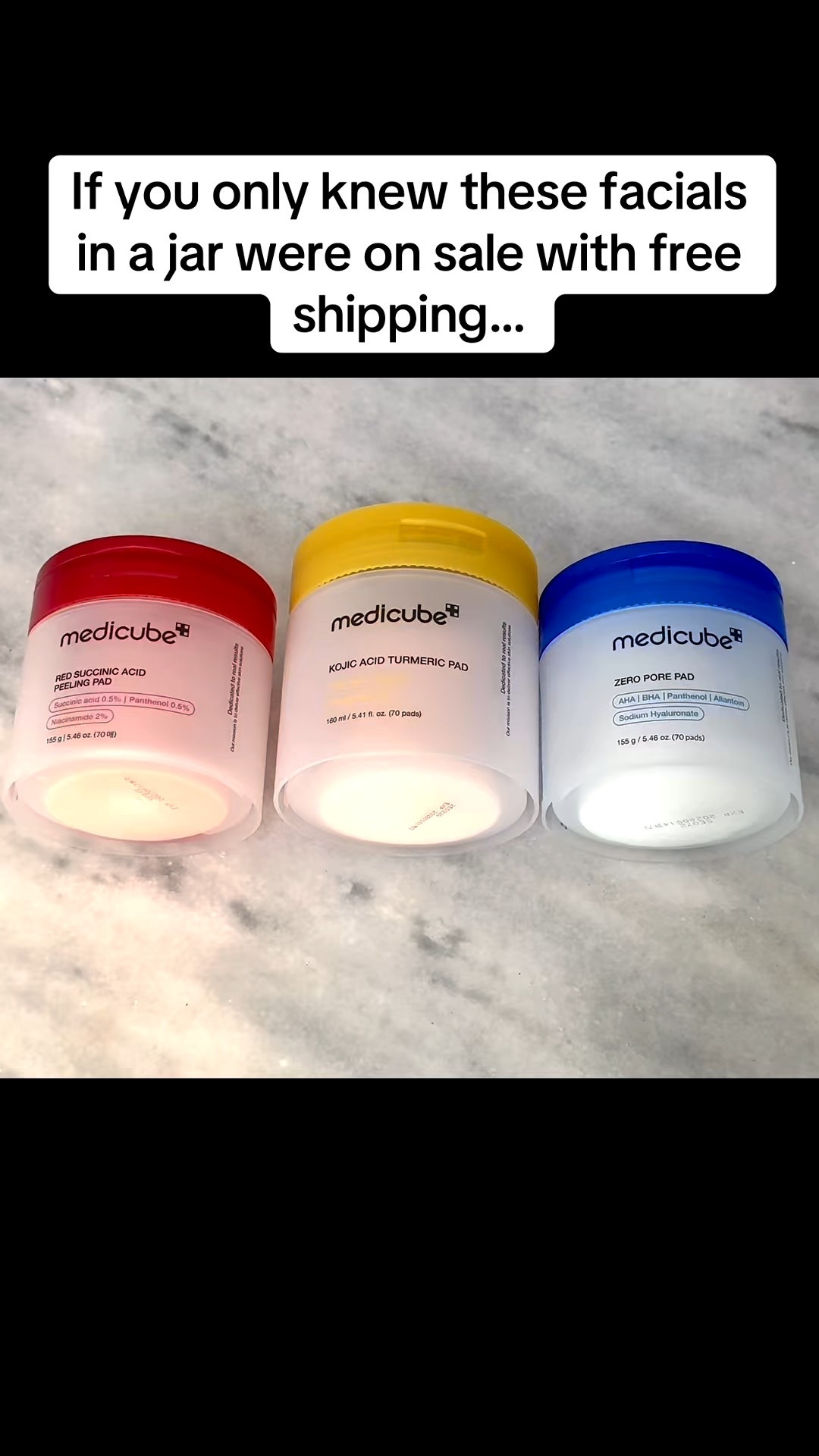 Say goodbye to large pores, dark spots, and acne. If you have acne, you want the red one. If you have dark spots, you want the yellow one and if you want to tighten your pores, you need the blue one. luxury type skin care at affordable prices. #medicube #pores #acne #skincare

#LTKBeauty #LTKFindsUnder50 #LTKSaleAlert