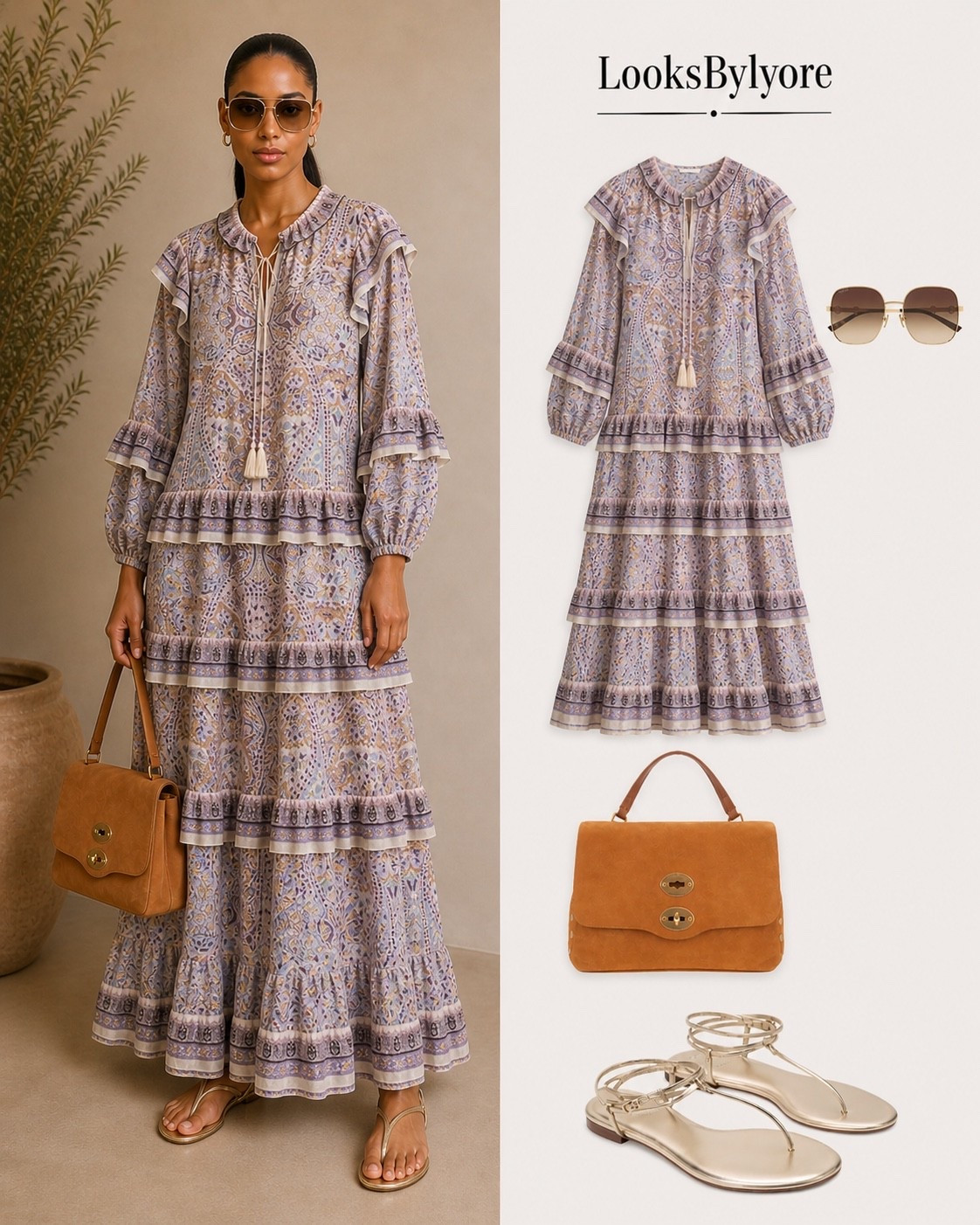 Sleek maxi dress