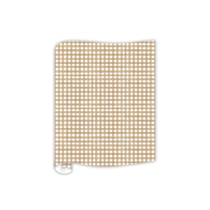 Gingham Brown Table Runner | Rosanne Beck Collections