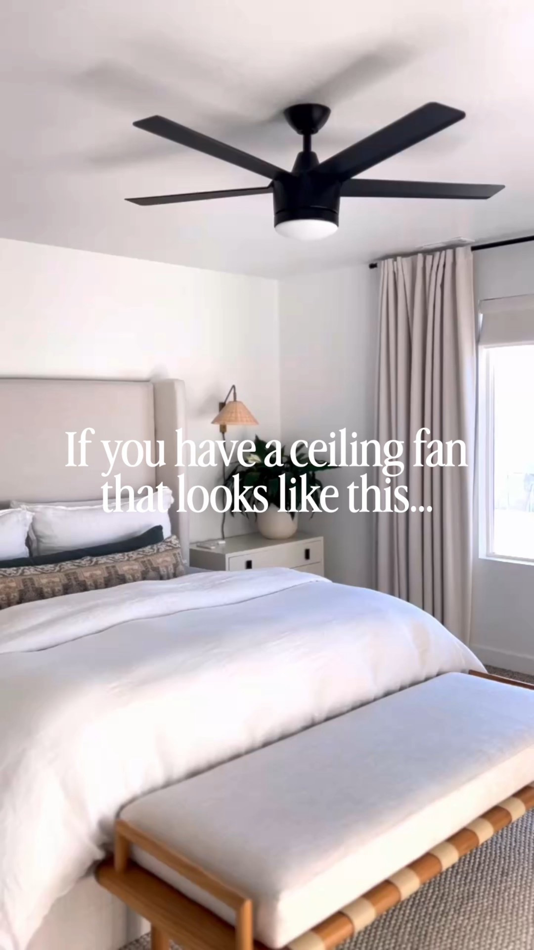 Fandelier, ceiling fan, bedroom lighting 

#LTKU #LTKHome #LTKvlog