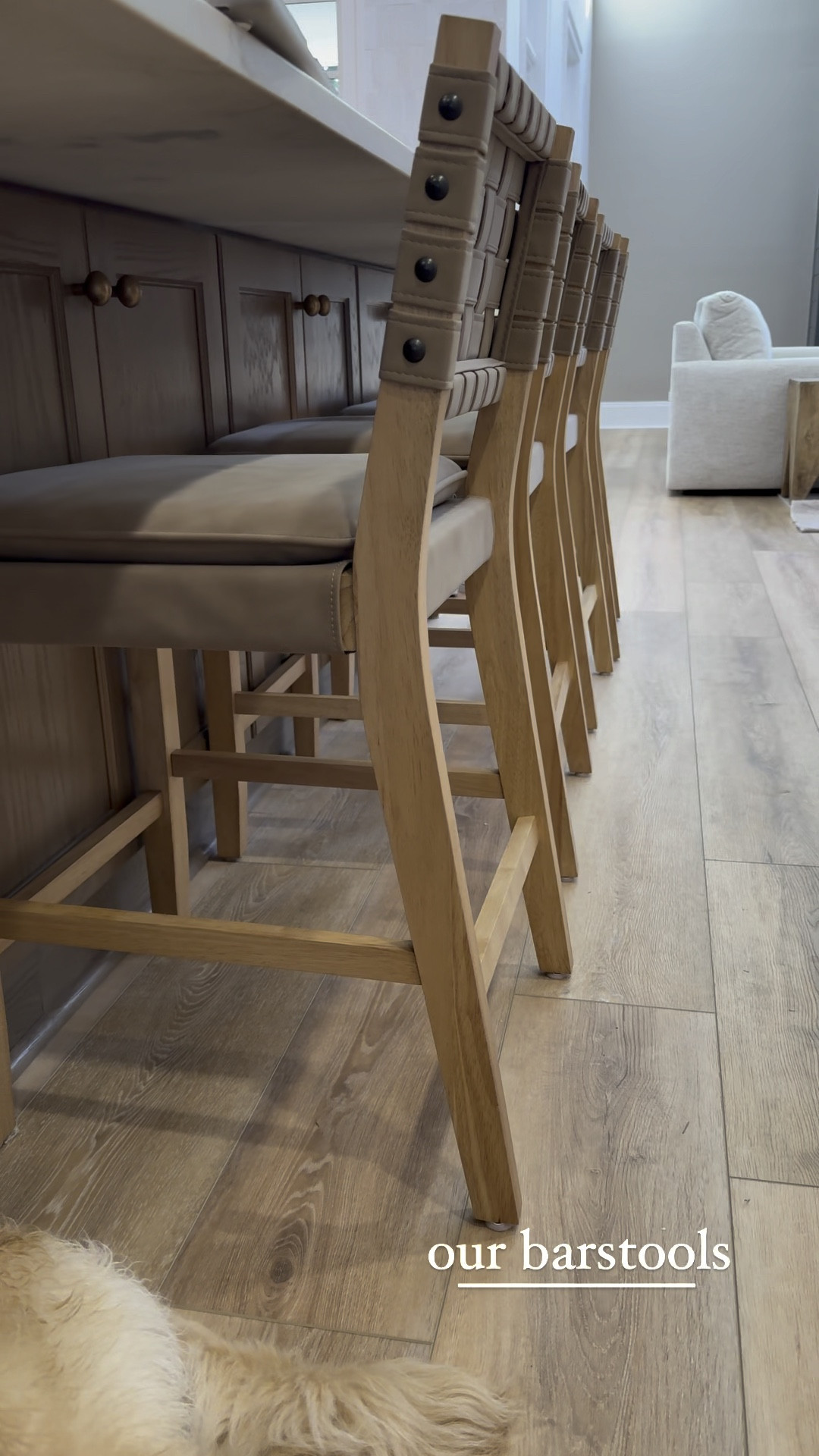 Our barstools — 🤎🪑 absolutely LOVE THEM!!! They come in counter / bar height! Super sturdy / easy to put together! 🔨 they can be sold alone, set of 2 or 4!! 

Home decor / kitchen bar stools / interior design / Holley Gabrielle 

#LTKHome #LTKStyleTip #LTKVideo