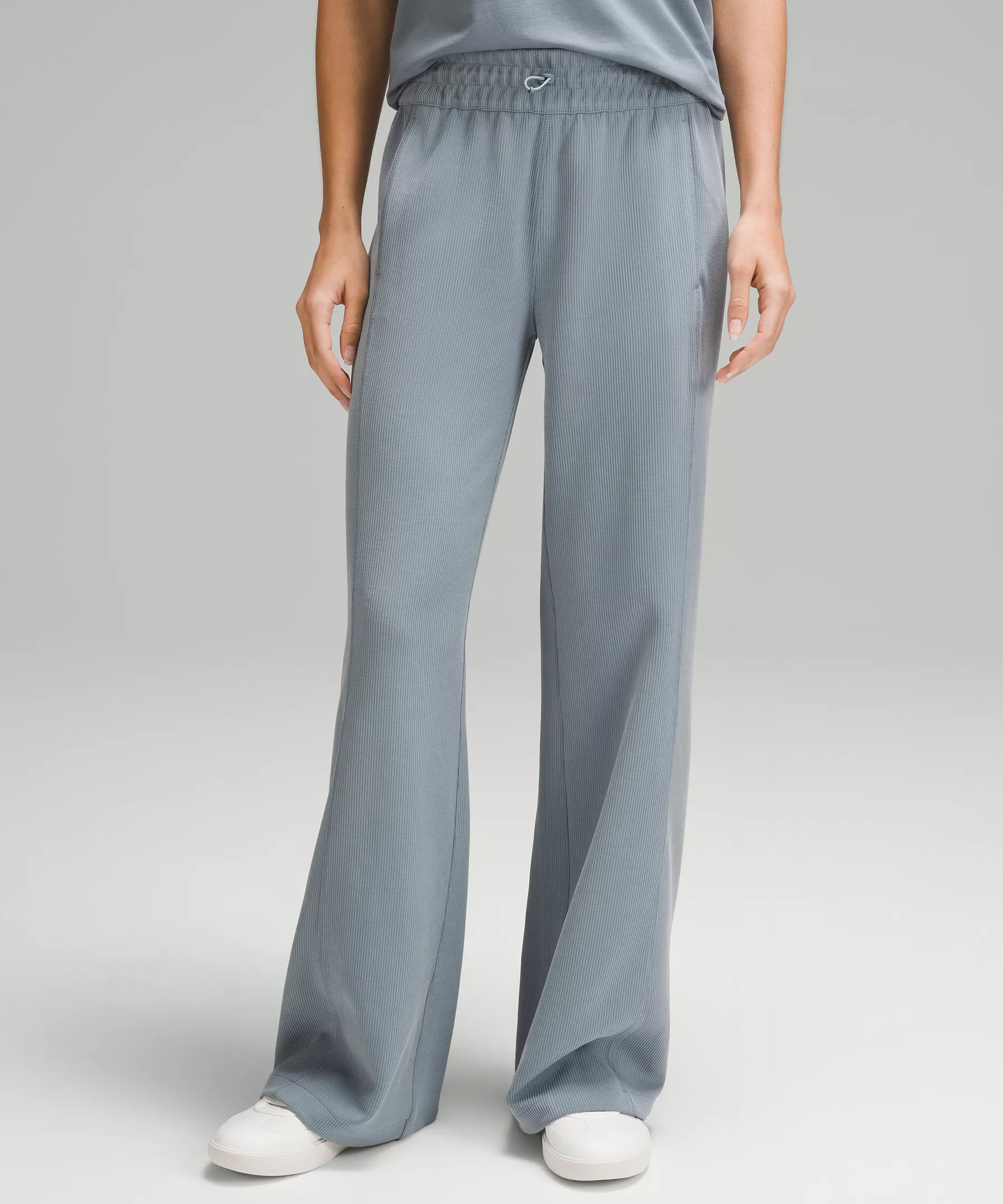 Ribbed Softstreme Mid-Rise Pant 32.5" | Women's Pants | lululemon | Lululemon (US)