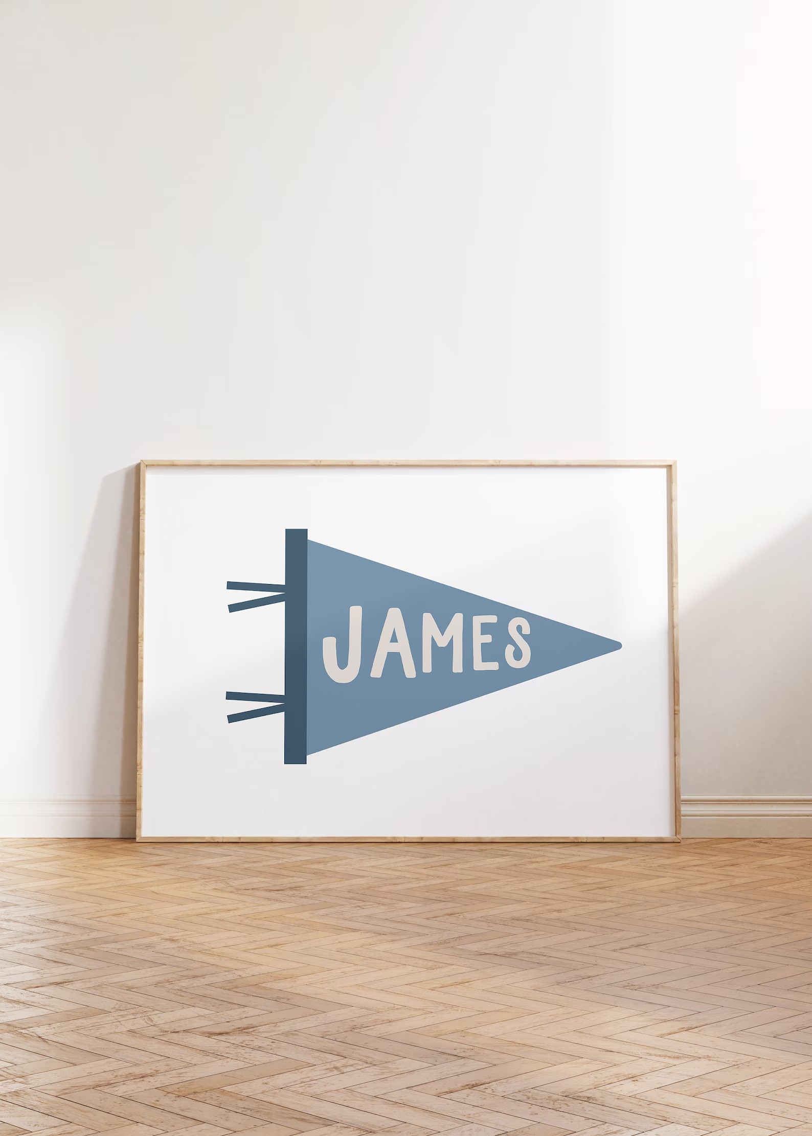 Personalized Name Pennant Flag Print: Modern Kids Room Decor (digital Download) - Etsy | Etsy (US)
