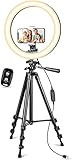 Sensyne 12'' Ring Light with Tripod Stand, LED Selfie Ring Light with Stand and Phone Holder for ... | Amazon (US)