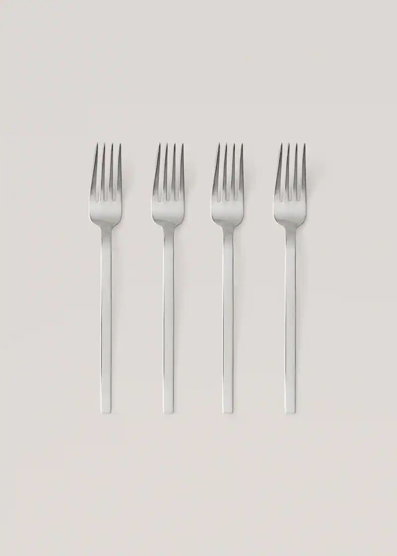 Pack of 4 100% steel forks -  Home | Mango Home USA | MANGO (US)