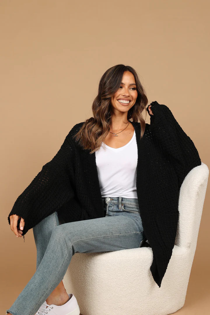 Leyonie Cardigan - Black | Petal & Pup (US)